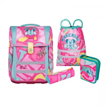 McNeill PERFECTO šolski nahrbtnik komplet 5-delni Disney Minnie Mouse