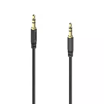 Hama Basic Line 3,5-mm avdio kabel, vtič na vtič, 3 m, črn