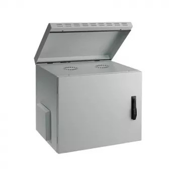 EFB 19 inch stensko ohišje 9U globina 450mm IP55 predmontirano RAL7035 siva