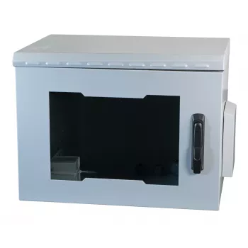 EFB Elektronik 691716IP55.2G stenska omarica 16U 600x600mm IP55 steklena vrata svetlo siva RAL7035