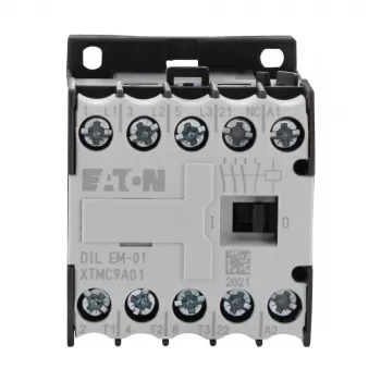 Eaton DILEM-01-G(24VDC) mini kontaktor, 3-polni, 1 NC, tuljava 24 V DC, 4 kW AC-3