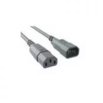 Bachmann 356.903 podaljševalni kabel IEC C14 na C13, 1,5 m, siv