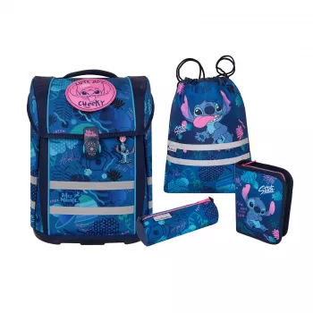 McNeill PERFECTO šolski nahrbtnik komplet 5-delni Disney Stitch