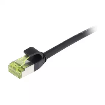 Synergy21 CAT6A S/FTP Slim patch kabel, 3m, črn, 500MHz, LSZH Superflex, RJ45