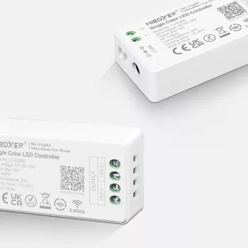 MIBOXER FUT036S enobarvni 2.4G LED regulator zatemnitve DC12-24V, 12A, Push Dim, RF brezžični, bel