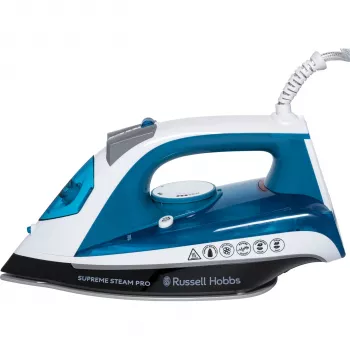 Russell Hobbs Supreme Steam Pro 23971-56 likalnik za paro 2600W črno modro sivo bel