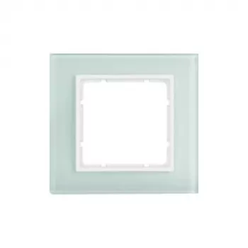 Berker B.7 Glass 1-kratni okvir polarwhite
