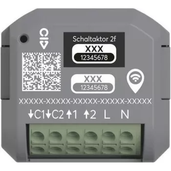 ABB free@home 2-kanalni podometni stikalni aktuator 62821 U-WL
