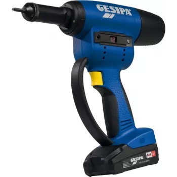 Gesipa FireBird Pro akumulatorsko orodje za slepe zakovice, 18V CAS, 15 kN, z baterijo 2,0 Ah, polnilnikom, L-BOXX