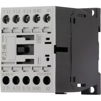 Eaton DILM15-10 24 V DC močnostni kontaktor, 3-polni, 15 A, 7,5 kW, 1 pomožni kontakt NO