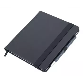 TROIKA BLACK SLIMPAD A5 notes s temno modrim pisalom