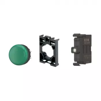 Eaton M22-L-G-LED-BVP zelena LED svetilka, 22,5 mm, 12-30 V AC/DC, IP66/IP67/IP69K