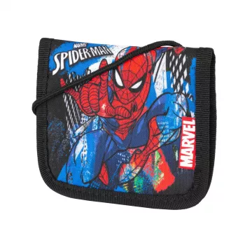 McNeill Marvel Spider-Man prsna torbica z okencem za izkaznico, rdeče-modra