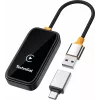 TechniSat Technicast 100 brezžični adapter za CarPlay in Android Auto – črn, USB-C, Plug & Play