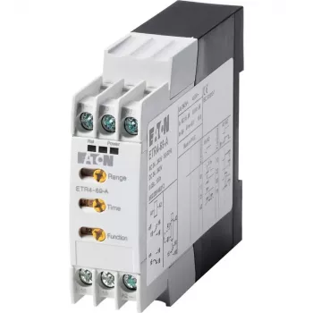 EATON ETR4-69-A multifunkcijski časovni rele, 1 preklopni kontakt, 24-240 V AC/DC, 0,05 s - 100 h, DIN letev