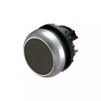 Eaton M22-D-S ploski aktuator tipke, črn, trenutni, 22,5mm, IP66/IP67/IP69K