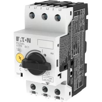 EATON PKZM0-1 zaščitno stikalo motorja, 0.63-1A, 3-polno, 0.25kW pri 400V, vrtljivi gumb, vijačni priključki