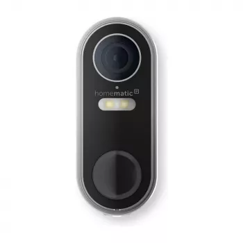Homematic IP baterijska zunanja kamera (HmIP-COR) – 3MP, Wi-Fi, bel/črn