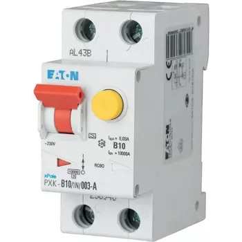 Eaton PXK-B10/1N/003-A RCBO 10A 30mA tip A 1P+N 230V 6kA 2TE