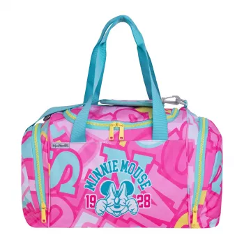 McNeill Disney Minnie Mouse športna torba, roza/rdeča, 16L, poliester, otroška