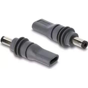 Delock adapter USB Type-C vtičnica na DC 5,5 x 2,1 mm vtič za Starlink Mini - siv