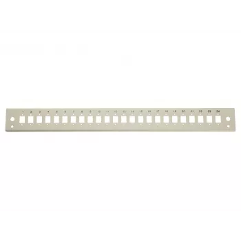 Equip 19-palčno patch panel 24x LC Duplex, SC Simplex, jeklo, siv, 1U