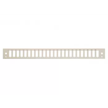 EQUIP 337103 19-palčni 1U optični patch panel, 24x SC-Duplex, jeklo, siv