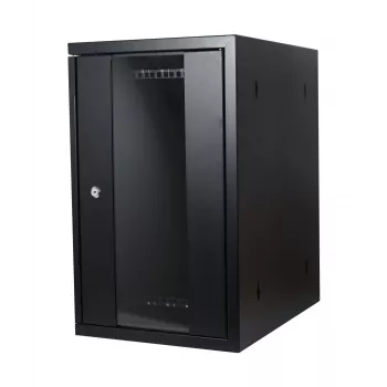 ALLNET 19-palčno stensko ohišje vertikalno T370 črno serija SMH