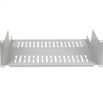 EFB ELEKTRONIK 19-palčno 3U fiksno nosilno stojalo, globina 450 mm, obremenitev 36 kg, svetlo siva RAL 7035