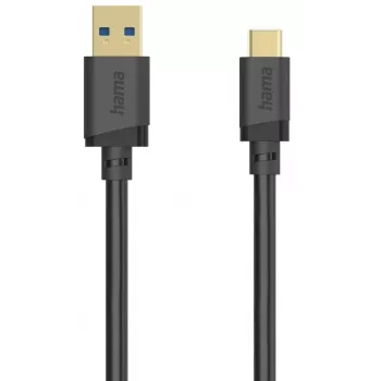 Kabel USB-A na USB-C, 5 Gbit/s, 3 m, črn