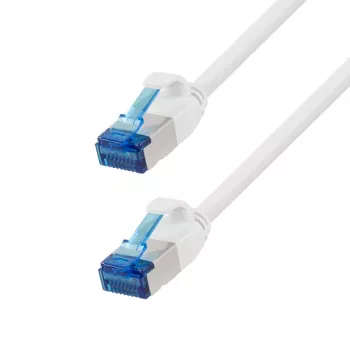 LogiLink SlimLine Cat.6A S/FTP LSZH patch kabel, bel, 7,5 m
