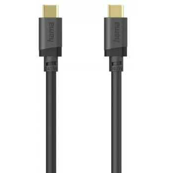 Kabel USB-C na USB-C 5 Gbit/s, 240 W, 0,75 m, črn