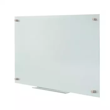LogiLink tabla za pisanje, stenska montaža, steklo, 60x90cm, magnetna, brez okvirja, bleščeče bela