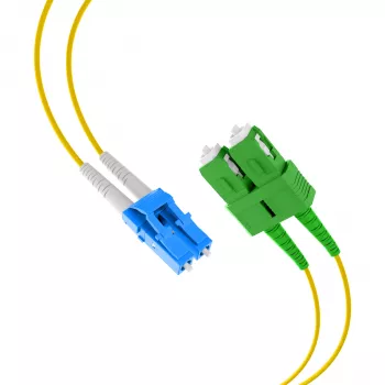 EFB Elektronik Duplex jumper LC-SC/APC 9/125µm OS2 LSZH rumen 2,0mm 40m
