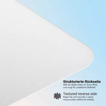 LogiLink zaščitna podloga za tla 120 x 90 cm, ultra mehka, prozorna, za trda tla