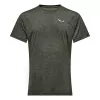 Salewa Puez Melange Dry kratkoročna majica - Dark Olive Melange - XL