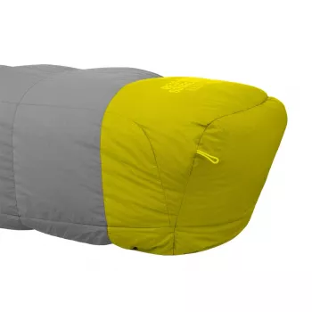 Salewa Micro II 800 sintetična spalna vreča 185 cm, leva zadrga, Blue Depth