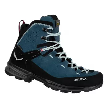 Salewa MTN Trainer 2 Mid GTX ženski pohodniški čevlji, Dark Denim/Black, UK 6 (EU 39)