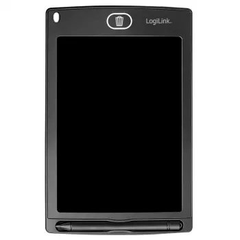 LogiLink LCD pisalna tablica 8,5 inch črna z magneti