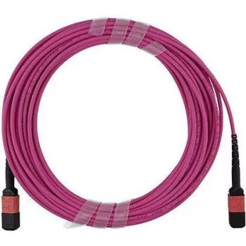BlueOptics MPO/UPC na MPO/UPC OM4 večmodni optični trunk kabel, 12 vlaken, polariteta tipa B, 5m, LSZH, združljiv z Infortrend
