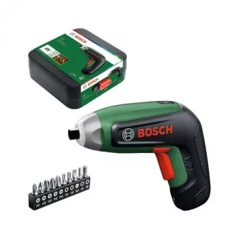 BOSCH IXO 8 3,6V akumulatorski vijačnik s polnjenjem USB-C in 10 nastavki