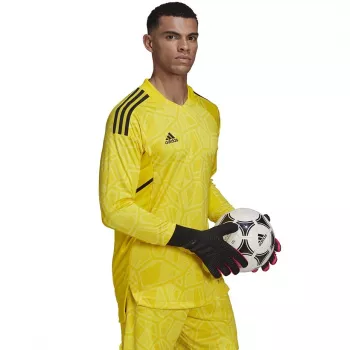 adidas Condivo 22 moški vratarski dres z dolgimi rokavi Solar Yellow