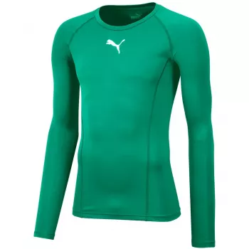 Puma Liga Baselayer Tee LS poprova zelena moška kompresijska dolgrokrilna majica