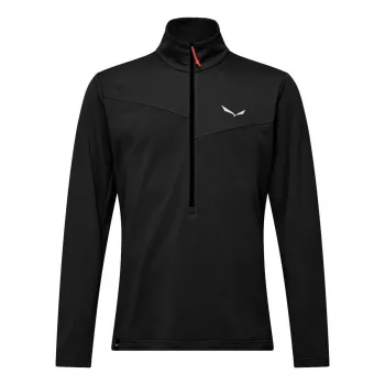 Salewa Puez Cammino Polarlite moška flis jakna s polovično zadrgo, Black Out, L