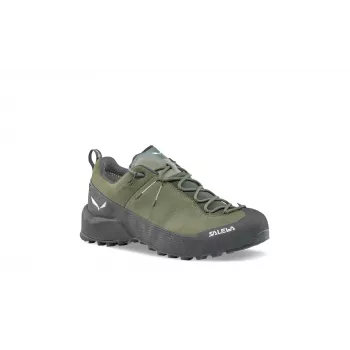 Salewa moški pristopni čevlji Wildfire Leather 2 GTX, Faded Green/Black, EU 40,5