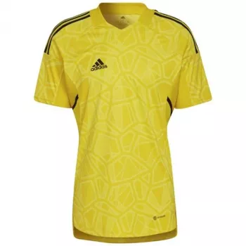 adidas Condivo 22 moška vratarska majica s kratkimi rokavi Solar Yellow HF0138