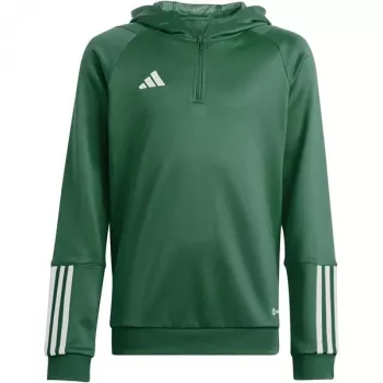 adidas Tiro 23 Competition otroška pulover s kapuco zelena 140cm