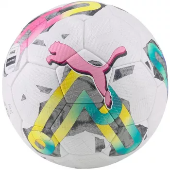 PUMA Orbita 2TB FIFA Quality Pro nogometna žoga belo-zeleno-roza 83775 01
