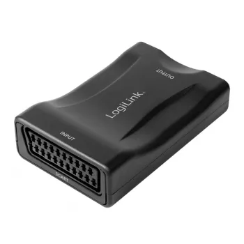 LogiLink CV0160 SCART-na-HDMI pretvornik adapter, 1080p, črn