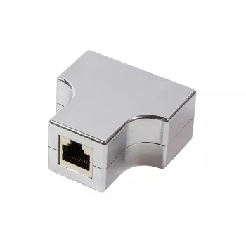 LogiLink T-adapter omrežni razdelilnik RJ45 Cat5e 100 Mbps črn MP0037